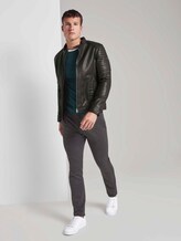 Travis Slim Hose im Hahnentrittmuster - Männer - grey houndstooth Travis Slim Hose im Hahnentrittmuster - Männer - grey houndstooth - 3 - TOM TAILOR