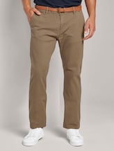 Travis regular Chinos with a belt - Men - bright brown cross design Travis regular Chinos with a belt - Men - bright brown cross design - 1 - TOM TAILOR