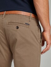 Travis regular Chinos with a belt - Men - bright brown cross design Travis regular Chinos with a belt - Men - bright brown cross design - 10 - TOM TAILOR