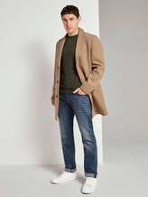 Basic Pullover in Mélange-Optik - Männer - olive navy heather yarn Basic Pullover in Mélange-Optik - Männer - olive navy heather yarn - 3 - TOM TAILOR