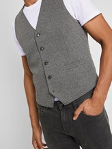 Anzugweste mit Hahnentrittmuster - Männer - grey houndstooth Anzugweste mit Hahnentrittmuster - Männer - grey houndstooth - 9 - TOM TAILOR