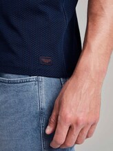 Fein gemustertes T-Shirt mit Brusttasche - Männer - Dark Blue Fein gemustertes T-Shirt mit Brusttasche - Männer - Dark Blue - 9 - TOM TAILOR