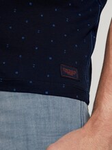 Fein gemustertes T-Shirt mit Brusttasche - Männer - Sky Captain Blue Fein gemustertes T-Shirt mit Brusttasche - Männer - Sky Captain Blue - 10 - TOM TAILOR