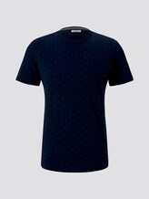 Fein gemustertes T-Shirt mit Brusttasche - Männer - Sky Captain Blue Fein gemustertes T-Shirt mit Brusttasche - Männer - Sky Captain Blue - 7 - TOM TAILOR