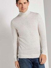Rollkragenpullover aus Merinowolle - Männer - Light Medium Grey Melange Rollkragenpullover aus Merinowolle - Männer - Light Medium Grey Melange - 5 - TOM TAILOR