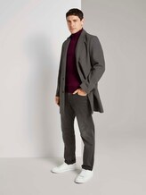 Rollkragenpullover aus Merinowolle - Männer - wine red melange Rollkragenpullover aus Merinowolle - Männer - wine red melange - 3 - TOM TAILOR