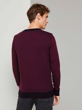 Melierter Strickpullover - Männer - Gipsy Purple Melierter Strickpullover - Männer - Gipsy Purple - 2 - TOM TAILOR
