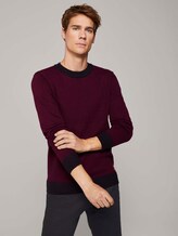 Melierter Strickpullover - Männer - Gipsy Purple Melierter Strickpullover - Männer - Gipsy Purple - 5 - TOM TAILOR