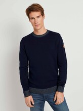 Melierter Strickpullover - Männer - blue Melierter Strickpullover - Männer - blue - 1 - TOM TAILOR