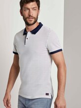 Fein gemustertes Poloshirt - Männer - Off White Fein gemustertes Poloshirt - Männer - Off White - 5 - TOM TAILOR