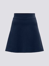 Ausgestellter Minirock mit Struktur - Frauen - Real Navy Blue Ausgestellter Minirock mit Struktur - Frauen - Real Navy Blue - 7 - TOM TAILOR Denim