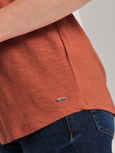 T-Shirt mit kleiner Stickerei - Frauen - burnt coral T-Shirt mit kleiner Stickerei - Frauen - burnt coral - 10 - TOM TAILOR Denim