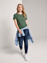 T-Shirt mit Streifenprint - Frauen - vintage green T-Shirt mit Streifenprint - Frauen - vintage green - 3 - TOM TAILOR Denim