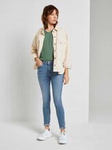 Crêpe T-Shirt im Materialmix - Frauen - vintage green Crêpe T-Shirt im Materialmix - Frauen - vintage green - 3 - TOM TAILOR Denim