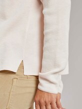 Melierter Cardigan mit Knopfleiste - Frauen - soft creme beige Melierter Cardigan mit Knopfleiste - Frauen - soft creme beige - 9 - TOM TAILOR Denim