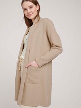 Melierter Cardigan-Mantel - Frauen - creme beige melange Melierter Cardigan-Mantel - Frauen - creme beige melange - 5 - TOM TAILOR Denim