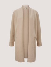 Melierter Cardigan-Mantel - Frauen - creme beige melange Melierter Cardigan-Mantel - Frauen - creme beige melange - 7 - TOM TAILOR Denim
