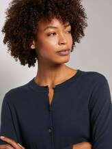 Strickjacke mit Ripp-Detail - Frauen - Sky Captain Blue Strickjacke mit Ripp-Detail - Frauen - Sky Captain Blue - 9 - Mine to five