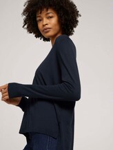 Lockerer Strickpullover - Frauen - Sky Captain Blue Lockerer Strickpullover - Frauen - Sky Captain Blue - 5 - Mine to five