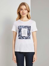 T-Shirt mit Print - Frauen - Whisper White T-Shirt mit Print - Frauen - Whisper White - 1 - TOM TAILOR