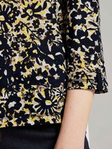 Henley-Shirt mit Blumenprint - Frauen - yellow flower design Henley-Shirt mit Blumenprint - Frauen - yellow flower design - 10 - TOM TAILOR