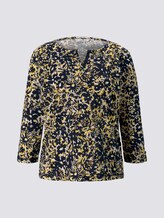 Henley-Shirt mit Blumenprint - Frauen - yellow flower design Henley-Shirt mit Blumenprint - Frauen - yellow flower design - 7 - TOM TAILOR