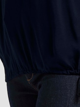 Geknöpftes T-Shirt mit Rüschendetail - Frauen - Sky Captain Blue Geknöpftes T-Shirt mit Rüschendetail - Frauen - Sky Captain Blue - 10 - TOM TAILOR