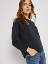 Sweatshirt mit Tape-Einsatz - Frauen - Sky Captain Blue Sweatshirt mit Tape-Einsatz - Frauen - Sky Captain Blue - 5 - TOM TAILOR