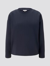 Sweatshirt mit Tape-Einsatz - Frauen - Sky Captain Blue Sweatshirt mit Tape-Einsatz - Frauen - Sky Captain Blue - 7 - TOM TAILOR