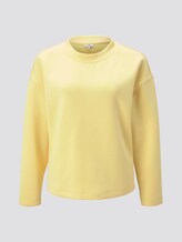 Sweatshirt mit Tape-Einsatz - Frauen - honey popcorn Sweatshirt mit Tape-Einsatz - Frauen - honey popcorn - 7 - TOM TAILOR