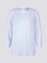 3/4-Arm Shirt im Materialmix - Frauen - White 3/4-Arm Shirt im Materialmix - Frauen - White - 7 - Mine to five