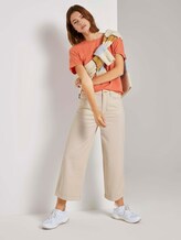 Strukturiertes Blusenshirt - Frauen - burnt coral Strukturiertes Blusenshirt - Frauen - burnt coral - 3 - TOM TAILOR Denim