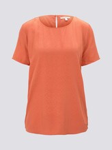 Strukturiertes Blusenshirt - Frauen - burnt coral Strukturiertes Blusenshirt - Frauen - burnt coral - 7 - TOM TAILOR Denim