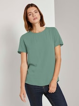 Strukturiertes Blusenshirt - Frauen - vintage green Strukturiertes Blusenshirt - Frauen - vintage green - 1 - TOM TAILOR Denim