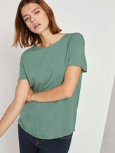 Strukturiertes Blusenshirt - Frauen - vintage green Strukturiertes Blusenshirt - Frauen - vintage green - 5 - TOM TAILOR Denim