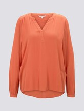 Tunika mit Henley-Ausschnitt - Frauen - burnt coral Tunika mit Henley-Ausschnitt - Frauen - burnt coral - 7 - TOM TAILOR Denim