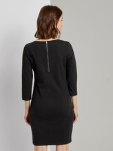 Strukturiertes Mini Bodycon-Kleid - Frauen - Deep Black Strukturiertes Mini Bodycon-Kleid - Frauen - Deep Black - 2 - TOM TAILOR Denim