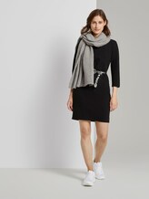 Strukturiertes Mini Bodycon-Kleid - Frauen - Deep Black Strukturiertes Mini Bodycon-Kleid - Frauen - Deep Black - 3 - TOM TAILOR Denim