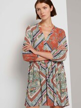 Gemustertes Babydoll Minikleid - Frauen - patchwork paisley print Gemustertes Babydoll Minikleid - Frauen - patchwork paisley print - 5 - TOM TAILOR Denim
