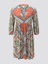 Gemustertes Babydoll Minikleid - Frauen - patchwork paisley print Gemustertes Babydoll Minikleid - Frauen - patchwork paisley print - 7 - TOM TAILOR Denim