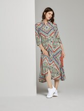 Patterned midi shirt dress - Women - patchwork paisley print Patterned midi shirt dress - Women - patchwork paisley print - 3 - TOM TAILOR Denim