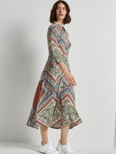 Patterned midi shirt dress - Women - patchwork paisley print Patterned midi shirt dress - Women - patchwork paisley print - 5 - TOM TAILOR Denim