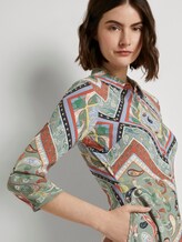 Patterned midi shirt dress - Women - patchwork paisley print Patterned midi shirt dress - Women - patchwork paisley print - 9 - TOM TAILOR Denim