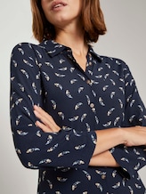 Gemustertes Midi-Hemdkleid - Frauen - small navy paisley Gemustertes Midi-Hemdkleid - Frauen - small navy paisley - 10 - TOM TAILOR Denim