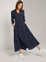 Gemustertes Midi-Hemdkleid - Frauen - small navy paisley Gemustertes Midi-Hemdkleid - Frauen - small navy paisley - 5 - TOM TAILOR Denim
