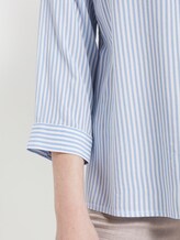 Gemusterte Bluse - Frauen - Vertical Blue White Stripe Gemusterte Bluse - Frauen - Vertical Blue White Stripe - 10 - TOM TAILOR