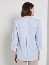 Gemusterte Bluse - Frauen - Vertical Blue White Stripe Gemusterte Bluse - Frauen - Vertical Blue White Stripe - 2 - TOM TAILOR