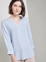 Gemusterte Bluse - Frauen - Vertical Blue White Stripe Gemusterte Bluse - Frauen - Vertical Blue White Stripe - 5 - TOM TAILOR
