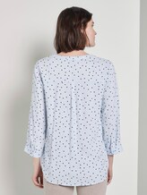 Gemusterte Bluse - Frauen - light blue dot design Gemusterte Bluse - Frauen - light blue dot design - 2 - TOM TAILOR