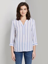 Gemusterte Bluse - Frauen - herringbone stripe Gemusterte Bluse - Frauen - herringbone stripe - 1 - TOM TAILOR